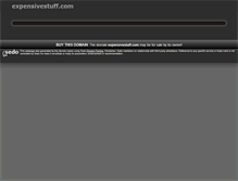 Tablet Screenshot of expensivestuff.com